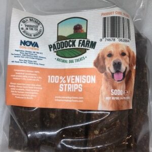 Paddock Farm 100% Venison Strips 500g