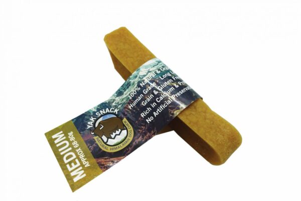 Dog Chew Bar Yak Snack Natural -Medium