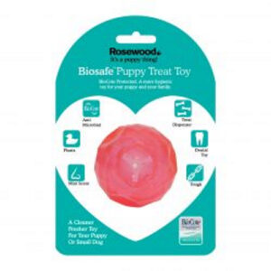 rosewood puppy treat toy pink.